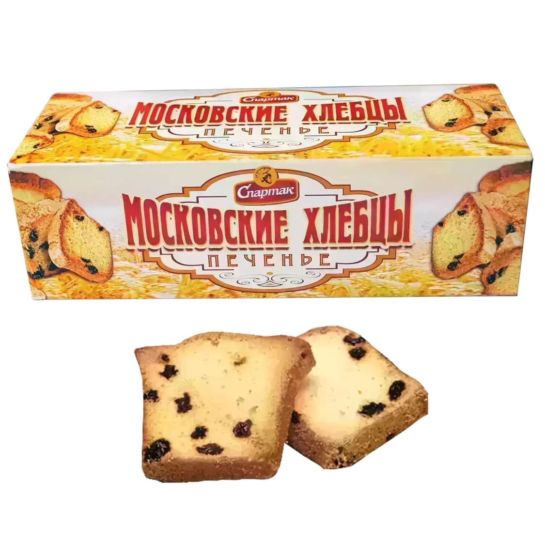 Biscuiți cu stafide MOSKOVSKYE HLEBTI 200GR