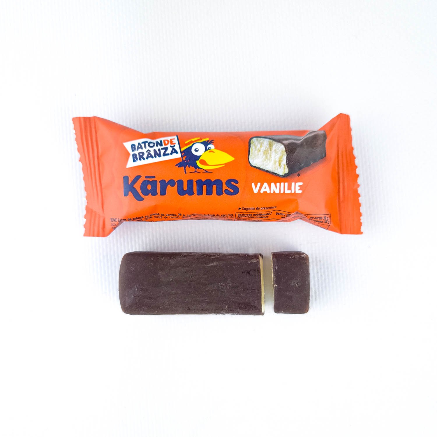 Baton de brânză cu aromă de vanilie Karums