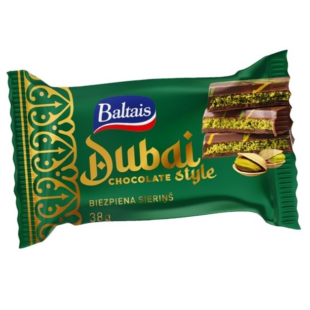 Brânză de vaci glazurată cu gust de CIOCOLATĂ DUBAI 38GR