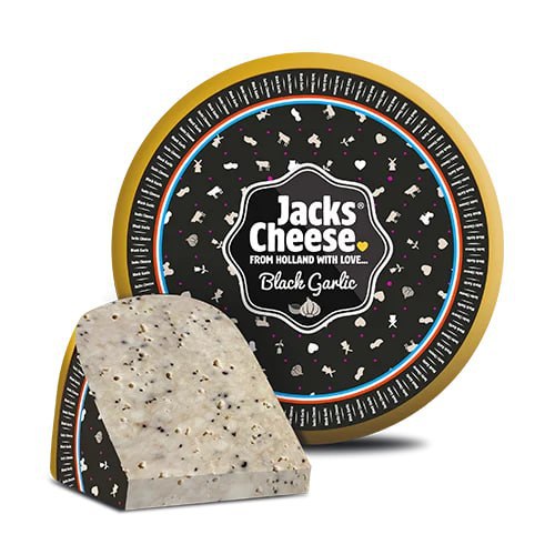 Cașcaval cu usturoi negru Jacks Cheese 200GR