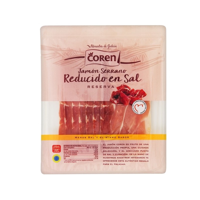Jamon Serrano cu conținut redus de sare