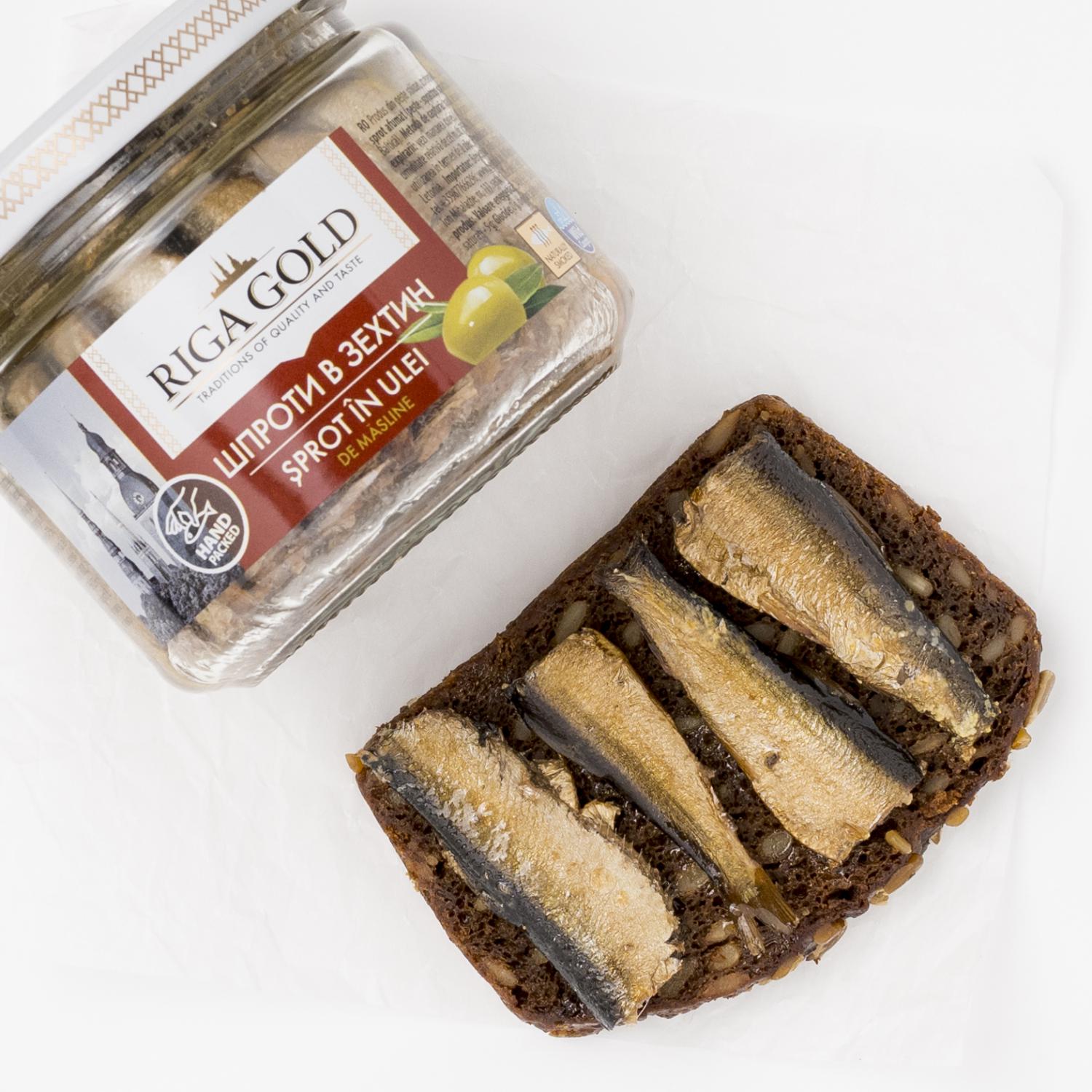 Sprot in ulei de masline rye gold 