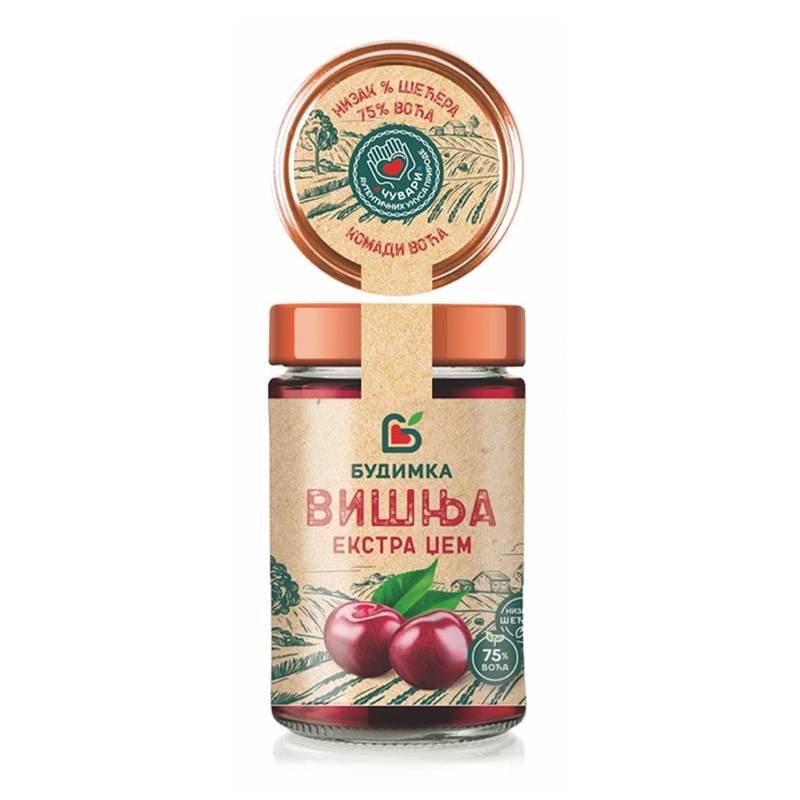 Dulceață extra de vișine 370GR