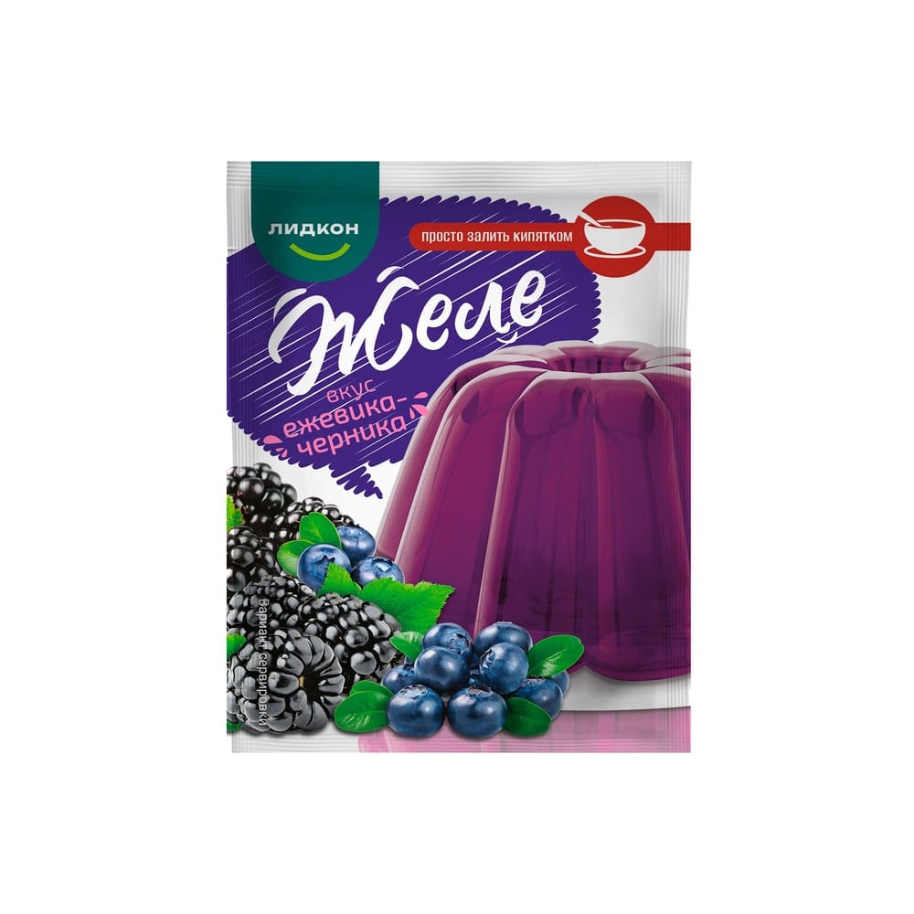 Jeleu cu aromă de mure si afine 80GR
