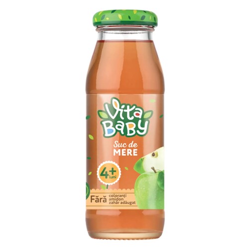 Suc de mere fără adaos de zahăr 175ML