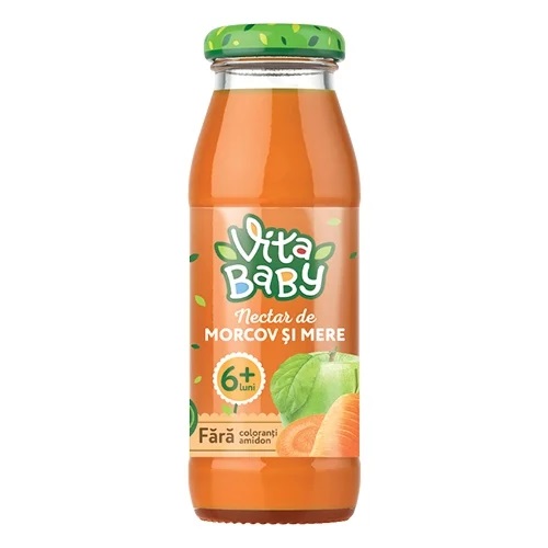 Nectar de morcov și mere cu pulpă 175ML