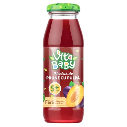 Nectar de prune și piersici cu pulpă 175ML