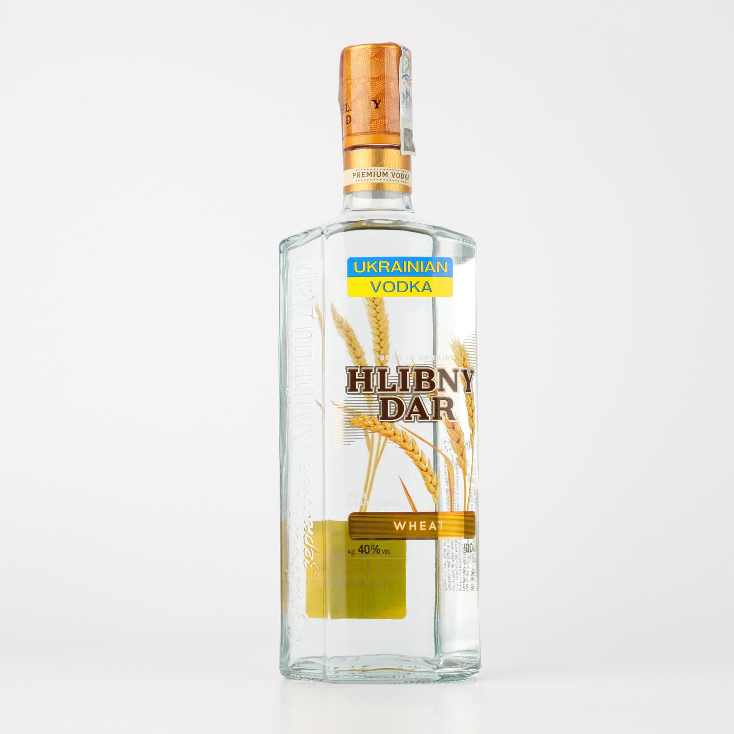 Vodca hlebniy dar din grau ucraina 0.7l 