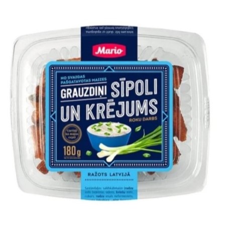 Grenki cu smântână și ceapă 180GR Mario