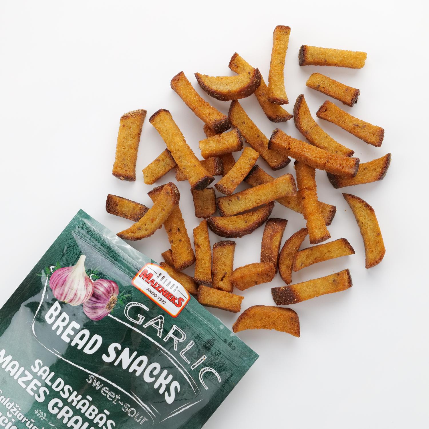 Grenki dulce acre cu usturoi 