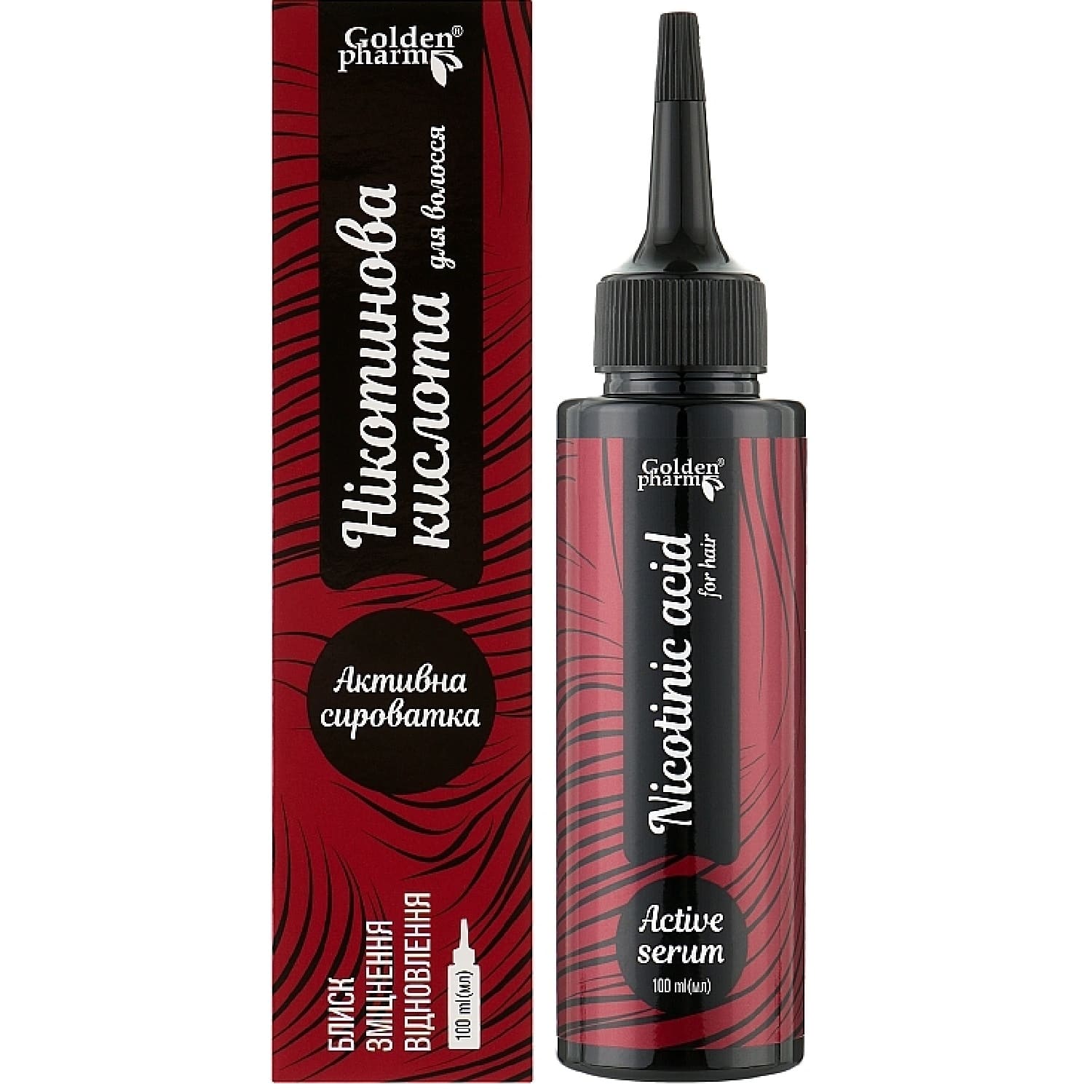 Ser activ împotriva căderii părului fără clătire cu acid nicotinic