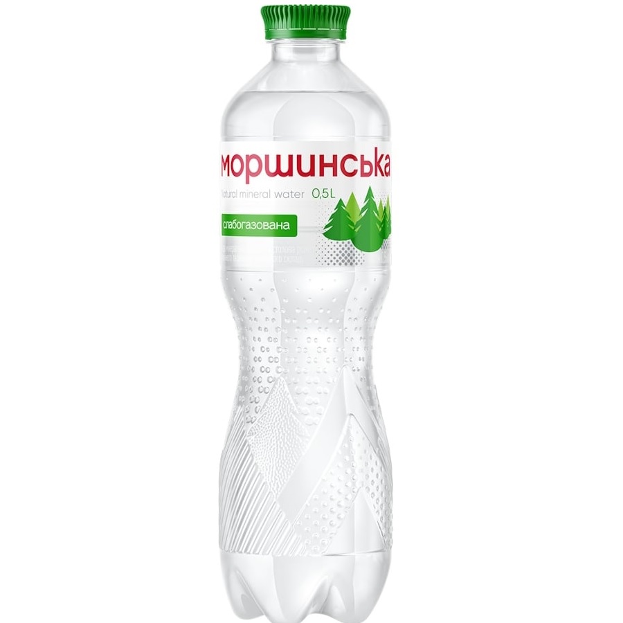 Apă minerală carbogazoasă mediu MORSHYNSKA 0,5L PET