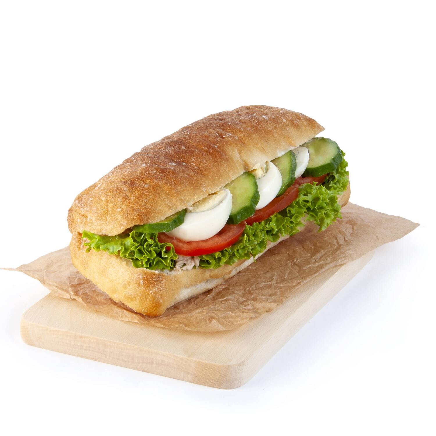Sandwich ciabatta cu ton și ou 250GR