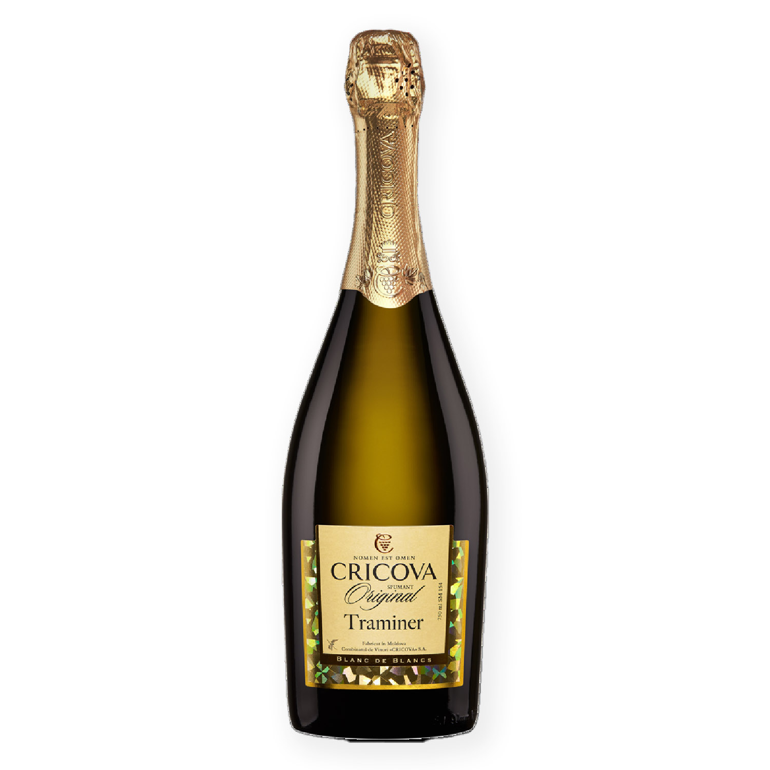 SPUMANT CRICOVA TRAMINER ALB DEMISEC 0.75L