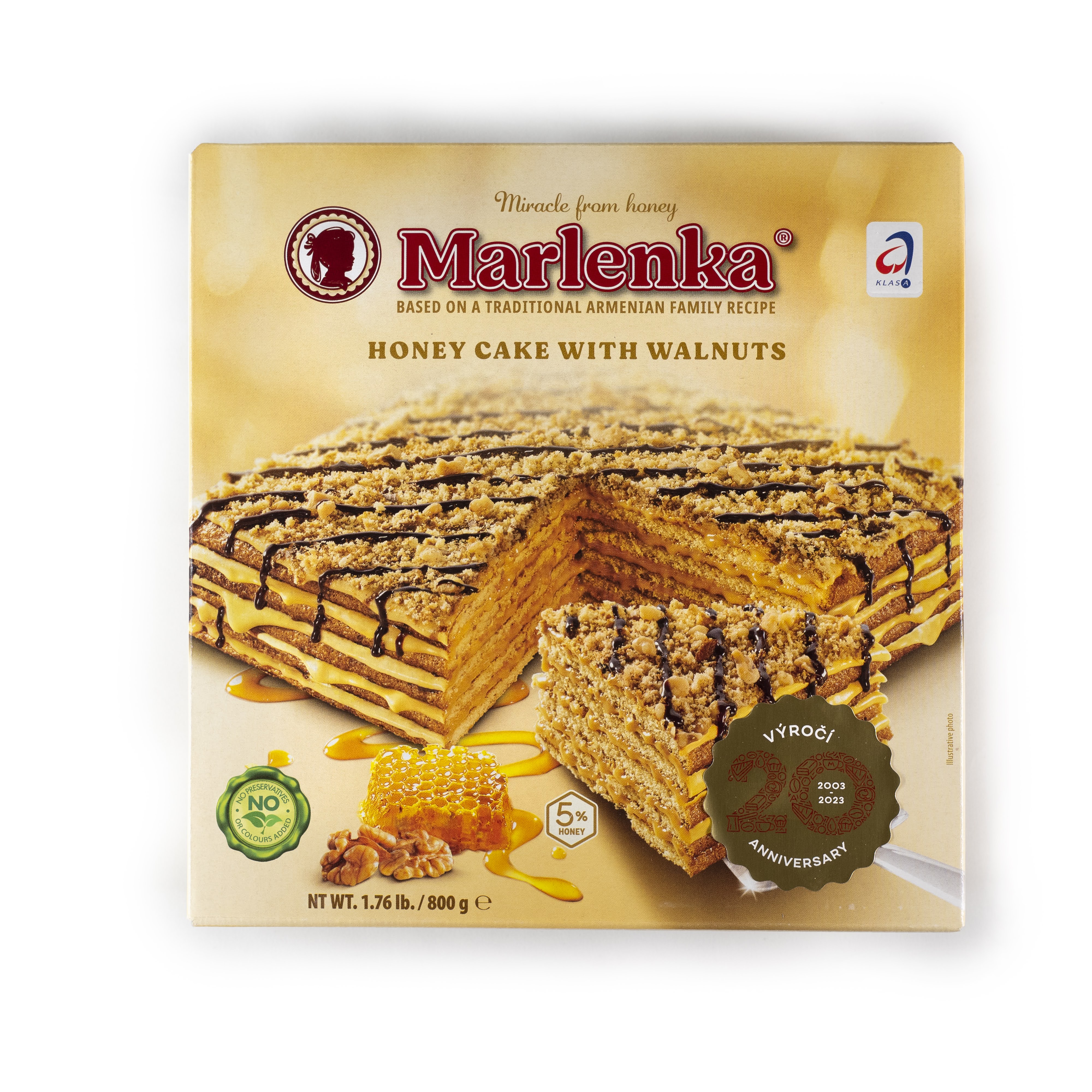 Tort marlenka clasic cu miere nuca 